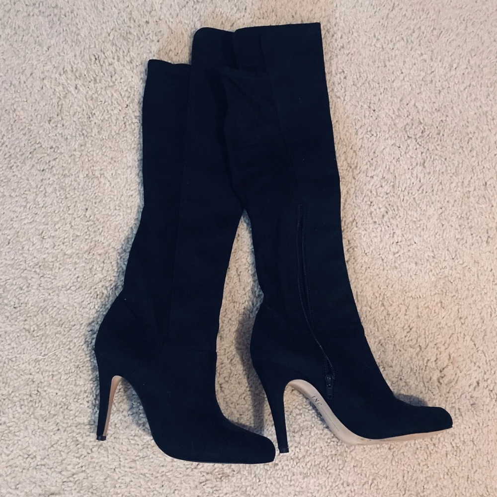 Black Suede INC Boots